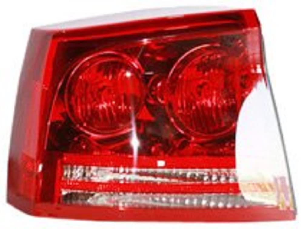 Left TYC Tail Light Assembly Compatible with 2006-2008 Dodge Charger