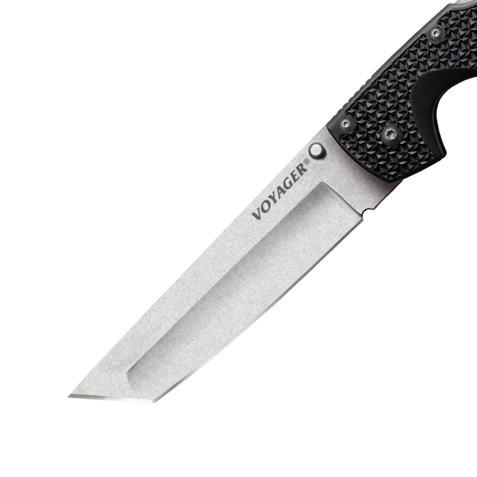 Cold Steel Voyager XL 5.5" AUS10A Tanto Point Plain Edge Razor-Sharp Blade 6.75" Griv-Ex Handle Everyday Carry Tactical Folding Knife