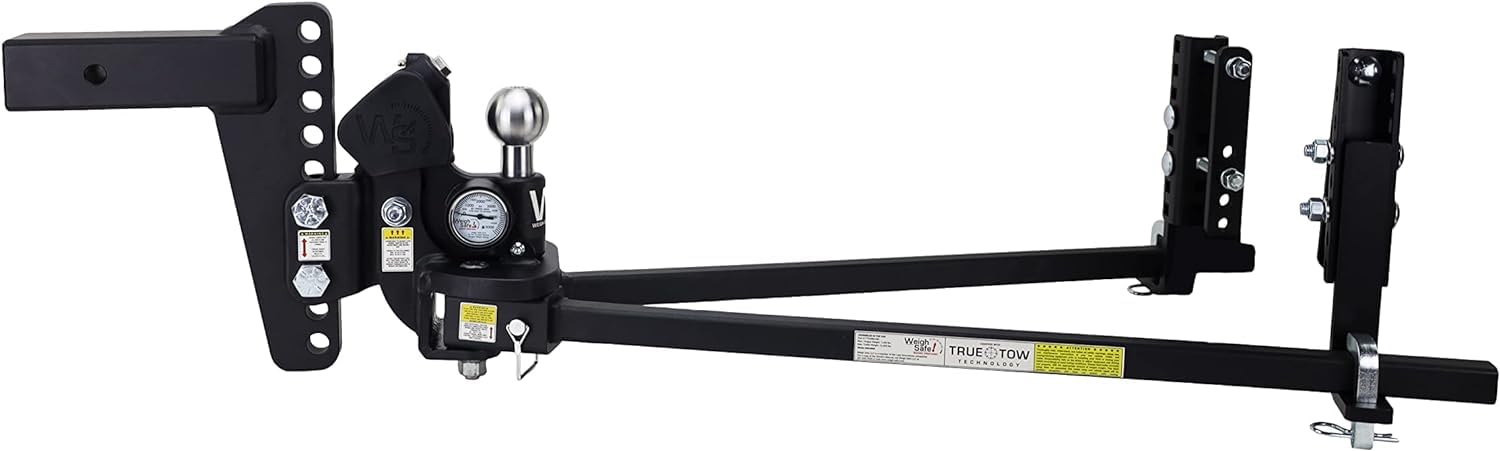 Weigh Safe True Tow Anti Sway Middleweight Weight Distribution Hitch 8" Drop 2" Shank 8,500 lb Tow Rating