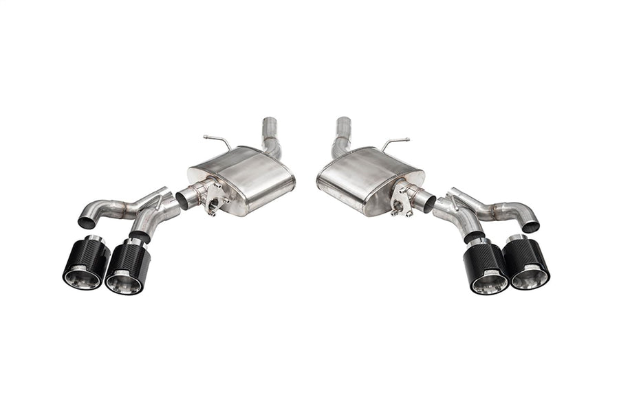 Cadillac CT5-V Blackwing 2022+ (21322CF) Carbon Fiber Twin Tips 4.5 in Axle-Back 3.0 in Sport Valved by CORSA PERFORMANCE