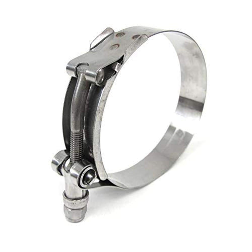 316 Marine Stainless Steel HPS Performance T-Bolt Hose Clamp Size # 48, fit 2-1/8" ID Hose, Range: 2.38" - 2.68" (316-SSTC-60-68)