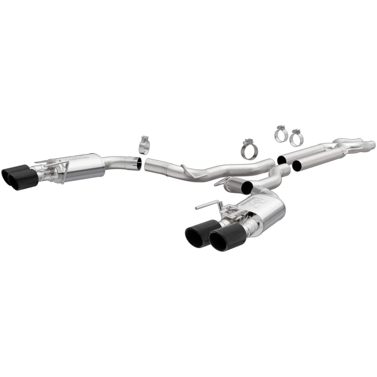 Cat Back MagnaFlow Exhaust System 19299 (2016 Ford Mustang GT350 5.2L Carbon)