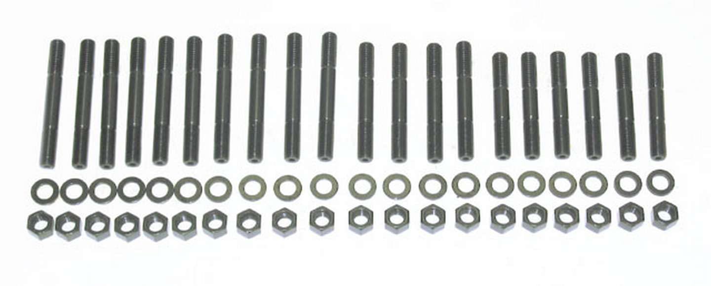 Main Stud Kit DART 66311300 - Hex Head - 4-Bolt Mains - Steel - Black Oxide - Big Block Chevy - Kit