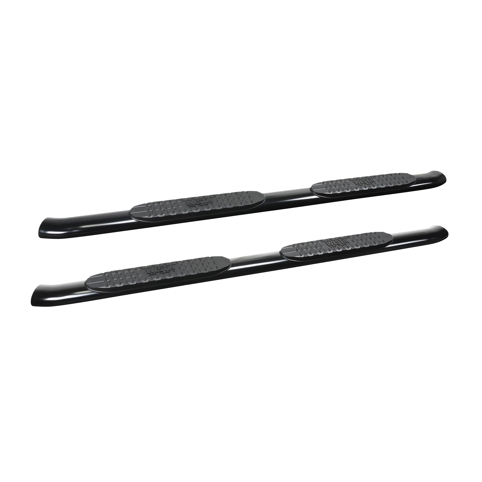 PRO TRAXX 4 Westin Oval Nerf Bars fits 2019-2025 Ram 1500 Quad Cab (Exc 1500 Classic) Black Pair