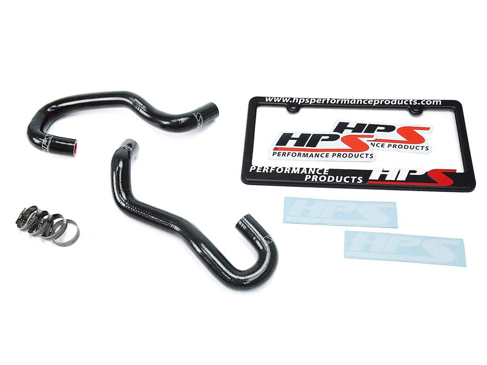 Black HPS 57-1700-BLK Silicone Heater Hose Kit Coolant, 1 Pack