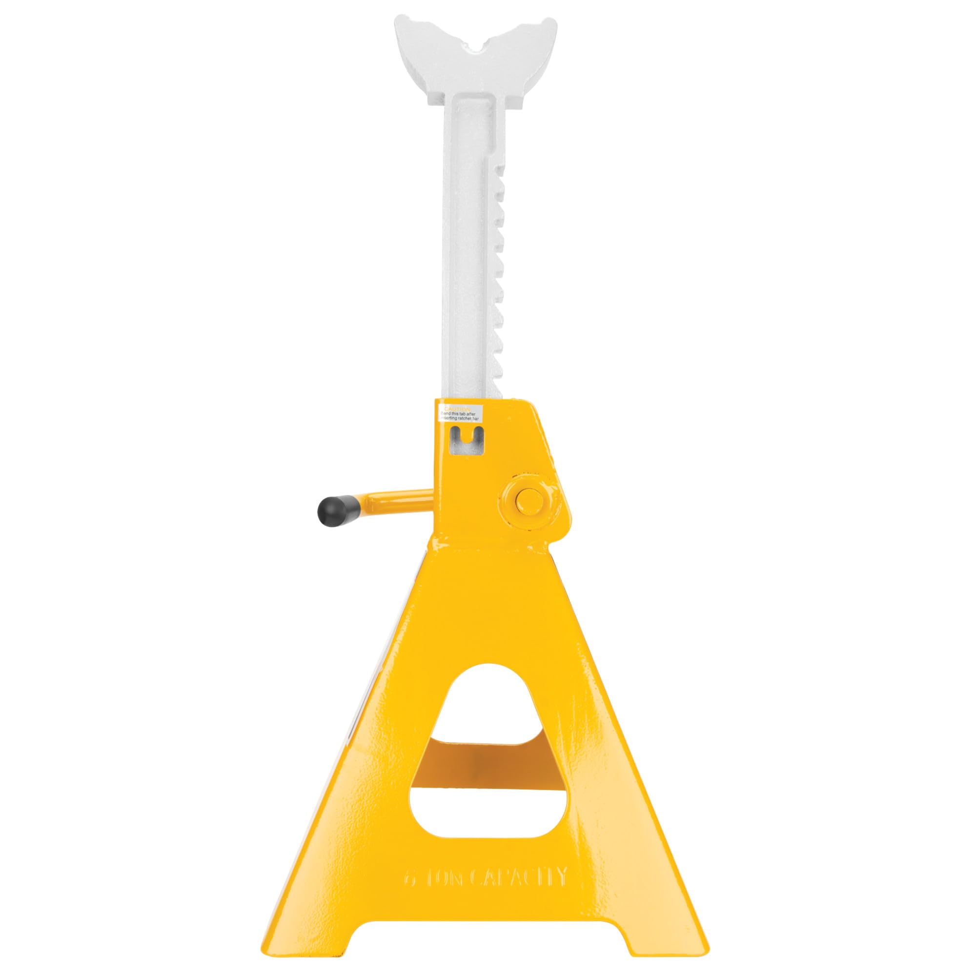 W41023 Performance Tool Ratchet Style Jack Stand Set for Lifting Vehicles During Maintenance, Yellow, 6-Ton