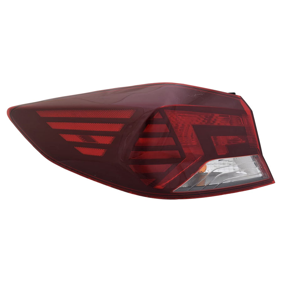 Left TYC Tail Light Assembly Compatible with 2019-2020 Hyundai Elantra