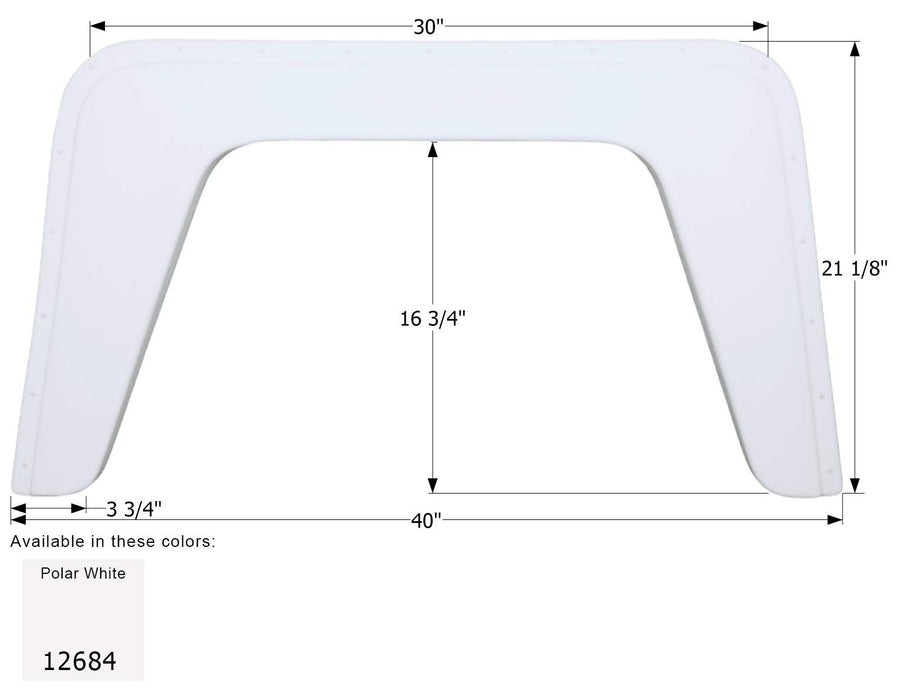 Fender Skirt ICON, Single, Damon, FS2684, Polar White