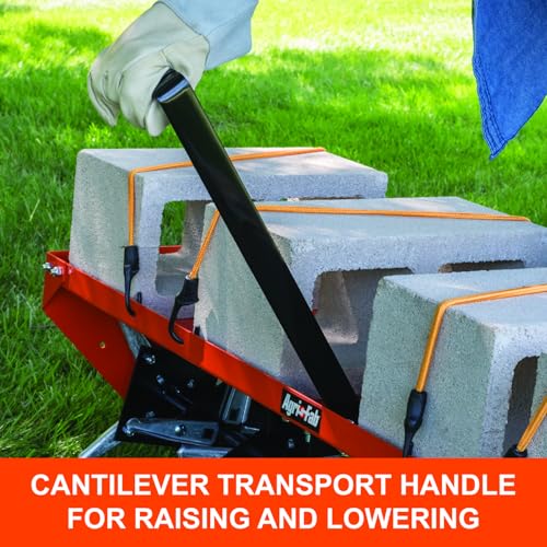 48" Agri-Fab Tow Behind Lawn Plug Aerator with Universal Hitch; Designed to Pull Behind Lawn & Garden Tractors