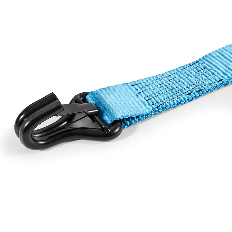 Off-Road Vehicle Borne Ratchet Tie-Down Kit, Blue