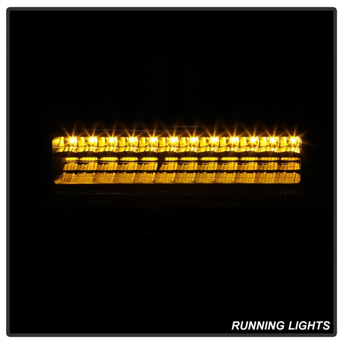 Bumper Headlight Spyder Auto HD-JH-CCK88-LED-AM-BK-SET