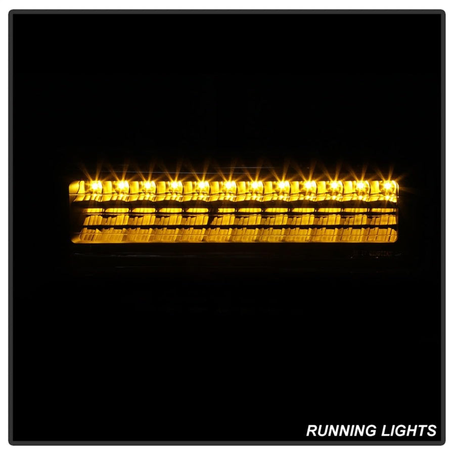 Bumper Headlight Spyder Auto HD-JH-CCK88-LED-AM-BK-SET