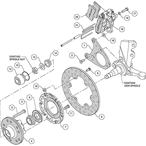 Brake Kit Wilwood 140-14420-DN