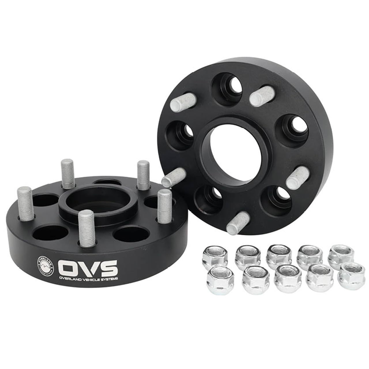 5x4.5 to 5x5 1.25" Wheel Spacer/Adaptor (Pair) - Overland Vehicle Systems (5x4.5 1.25" Wheel Spacer (Pair))