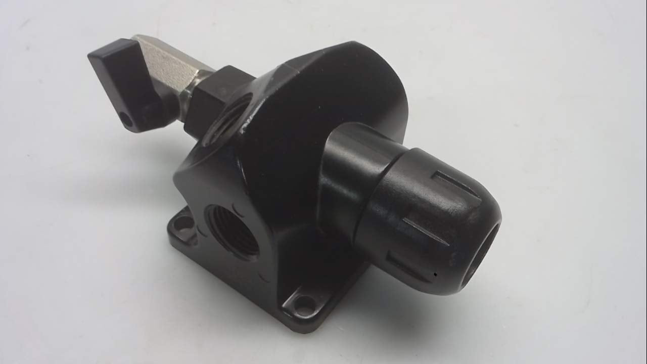 Fastpipe Rapidair 3/4" Wall Outlet with 1/2" NPT Ports Aluminum Compressed Air Piping F1024