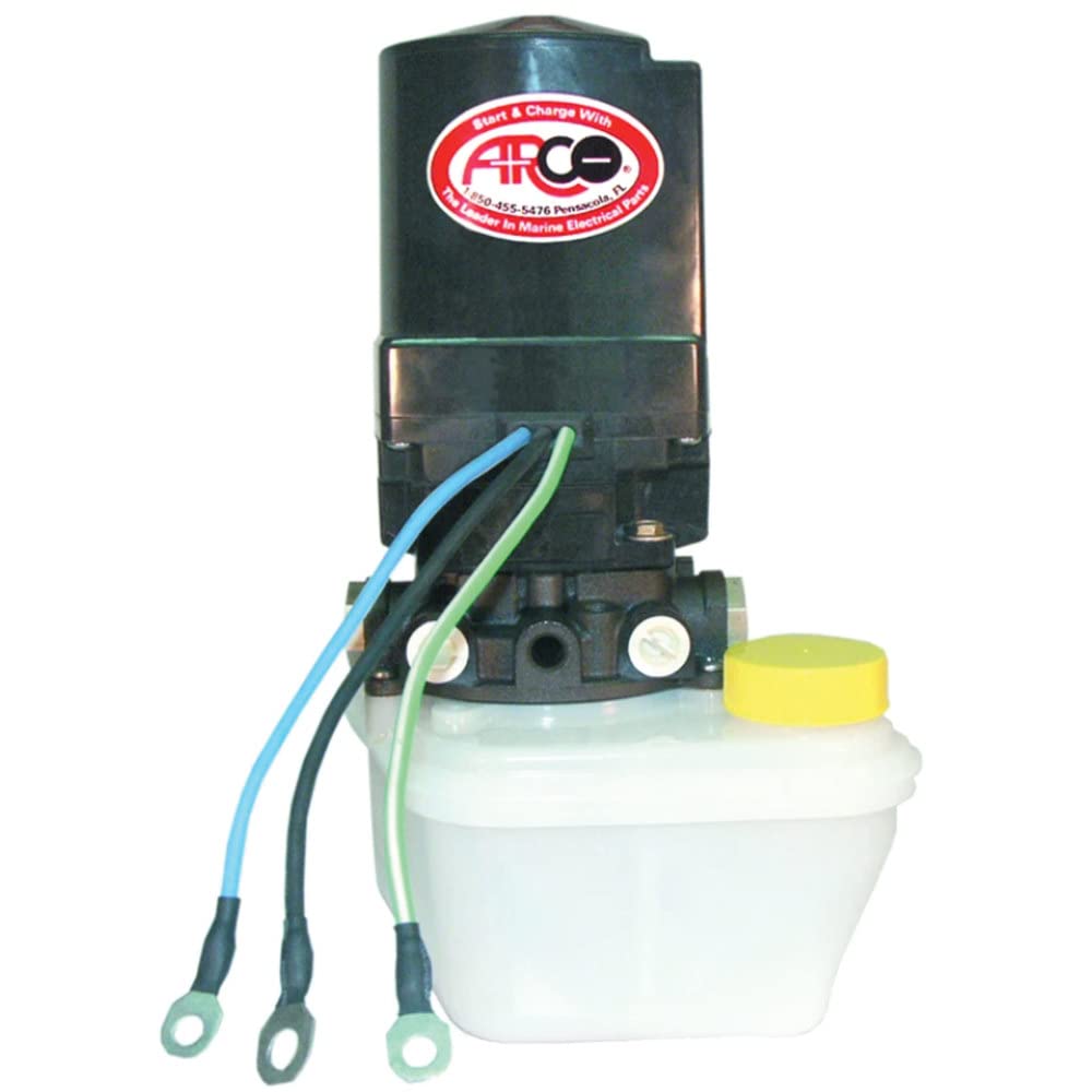 Tilt Trim Motor Arco 6275 for Late Model Mercruiser with Oildyne Pump, Black