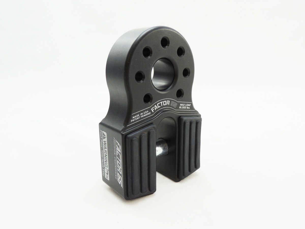 Flat Splicer Factor 55 Low-Profile Design for Synthetic Rope, Fits Synthetic Rope up to 1/2" - Black