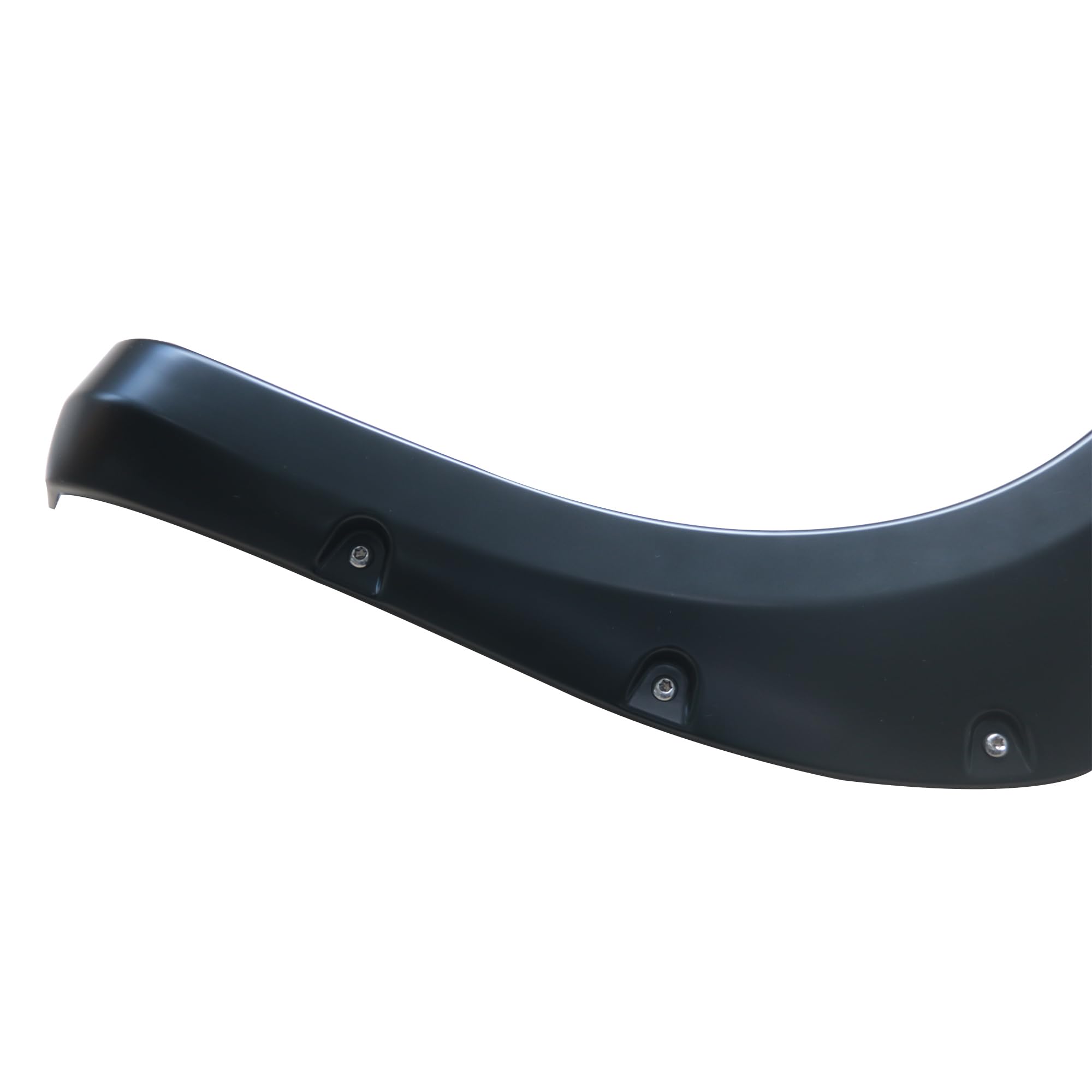 Fender Flares Black Horse Riveted Style Black Compatible with 2009-2010 Dodge Ram 1500|2011-2018 Ram 1500-FPSRA10T