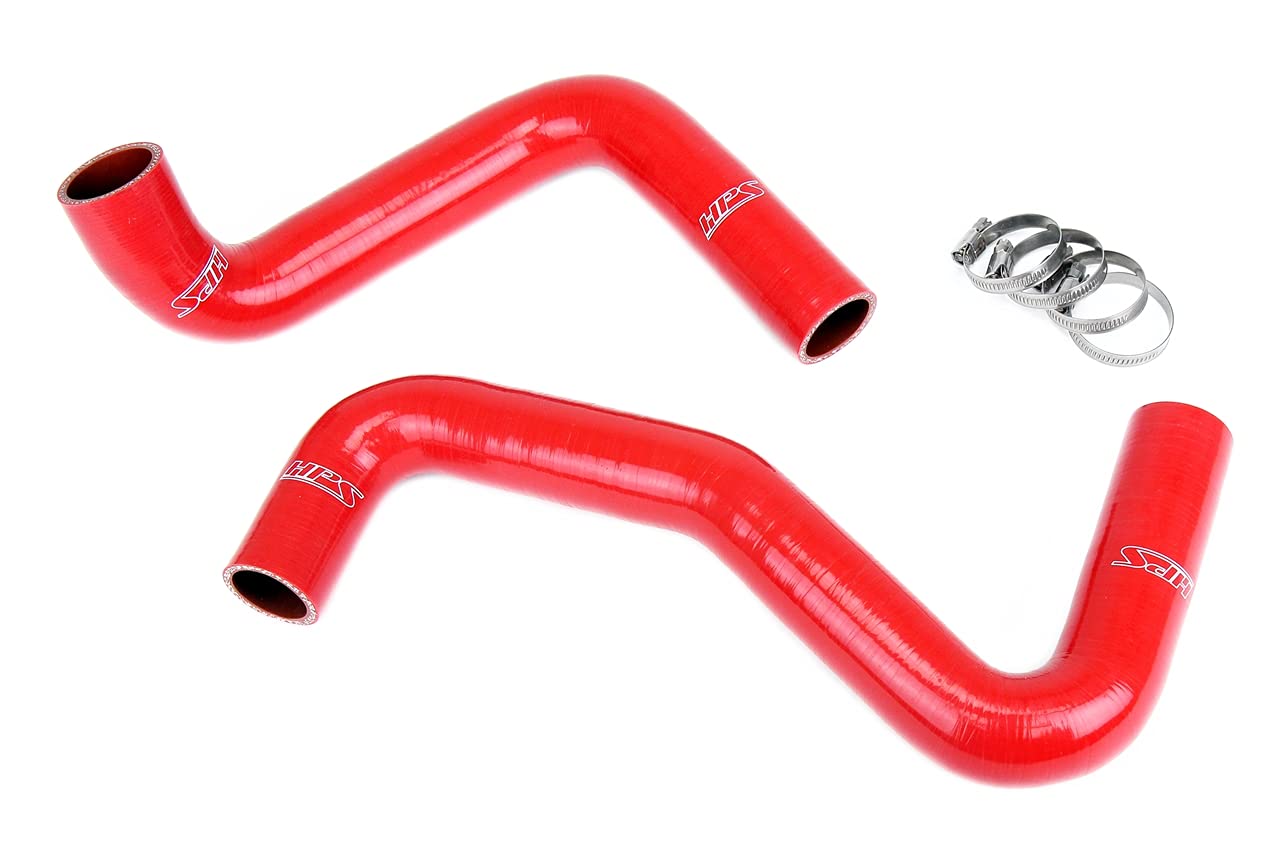 3-ply Reinforced Silicone Radiator Coolant Hose Kit HPS 57-1956-RED