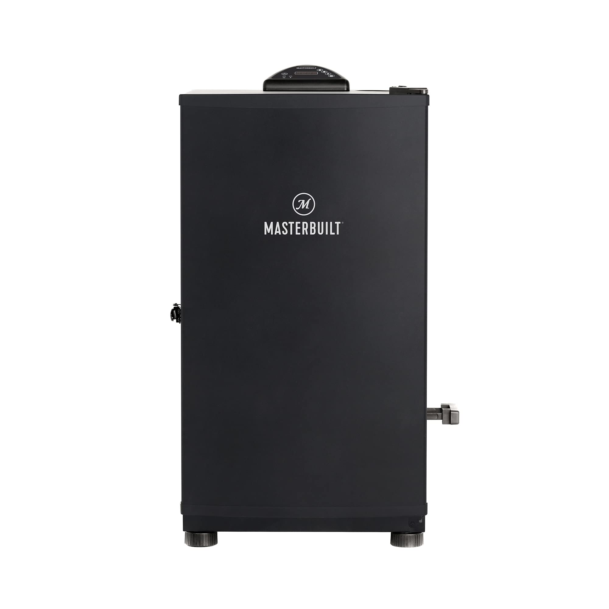 30-inch Masterbuilt® Digital Electric BBQ Smoker with Side Wood Chip Loader, Chrome Racks and 710 Cooking Square Inches in Black, Model MB20071117