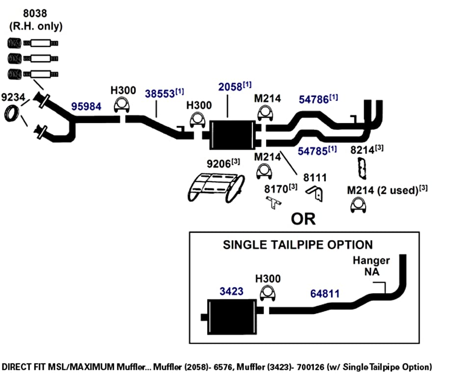 38553 AP Exhaust Products Pipe