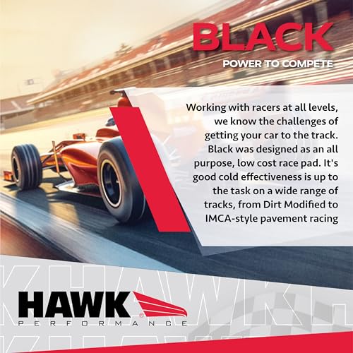 Black Motorsport Brake Pads Hawk Performance HB145M.570