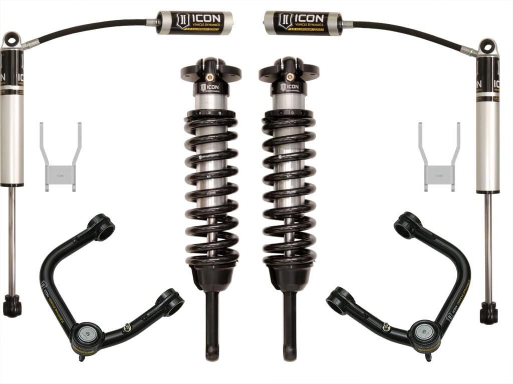 0-3" Lift, ICON Stage 3 Suspension System, Billet UCA, Compatible with 2005-11 Toyotaa Hilux, K53138T