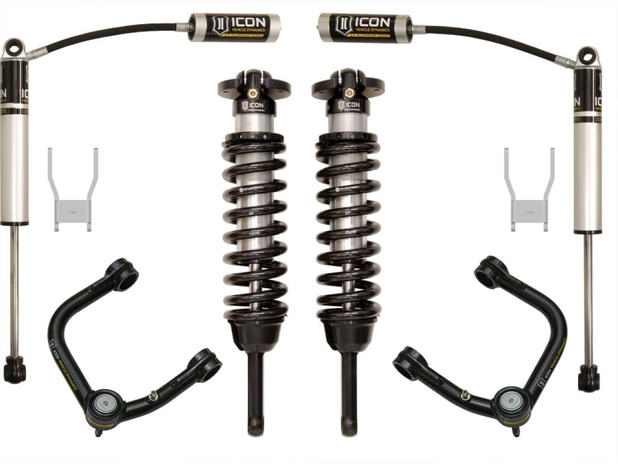 0-3" Lift, ICON Stage 3 Suspension System, Billet UCA, Compatible with 2005-11 Toyotaa Hilux, K53138T