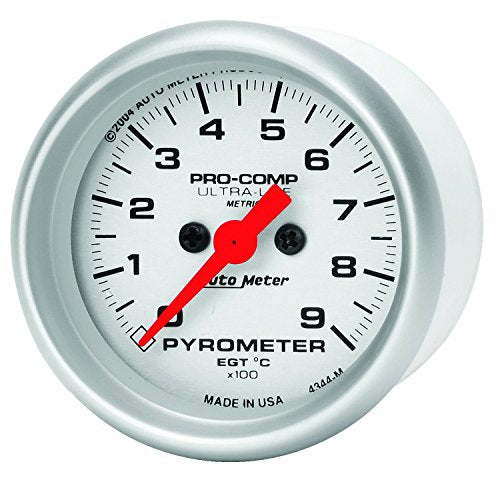 Ultra-Lite AUTO METER 4337-M Electric Water Temperature Gauge 2.3125 in.
