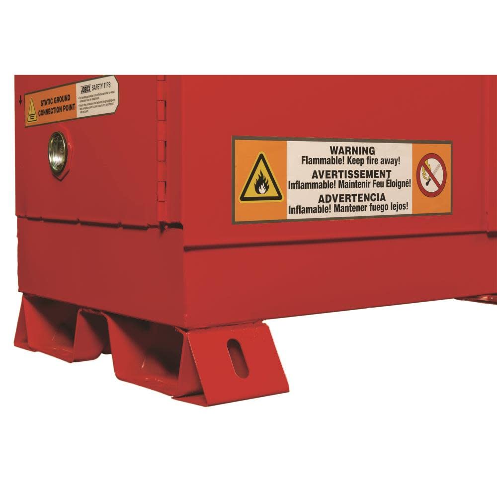 SAFETY CAB JOBOX, 1-757610 45 GAL SC RED