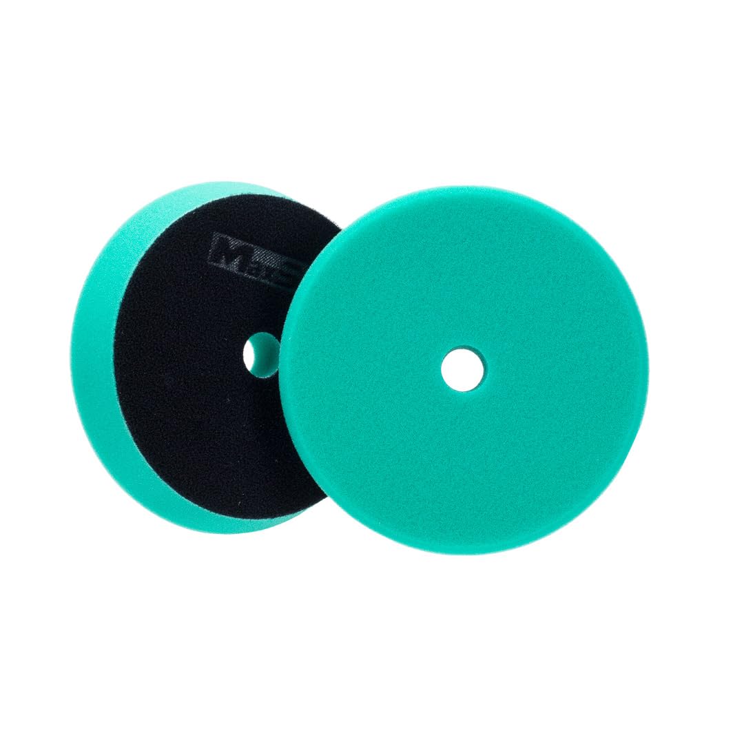 Maxshine 6.2" High Pro Universal Green Heavy Cutting Foam Pad – Compatible with DA & Rotary Polishers – for Cutting, Polishing & Finishing – Bendable, Washable & Reusable Pad