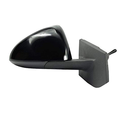 Fit System Mirror Passenger Side for Chevrolet Spark LS, LT Model, Textured Black w/PTM Cover, Foldaway, Manual Remote