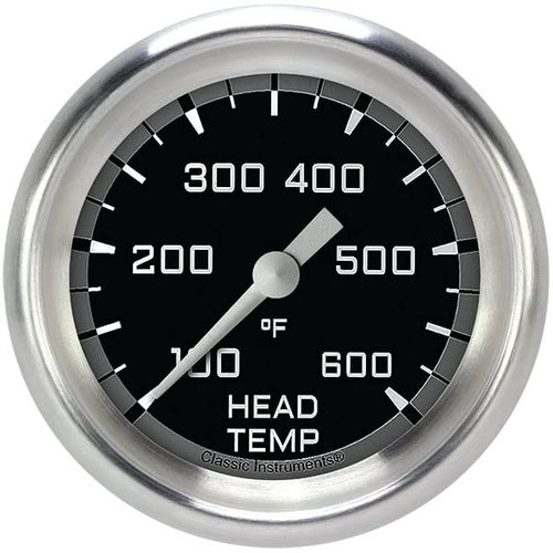 AX397GAPF Classic Instruments AutoCross Gray 2-5/8" Cylinder Head Temperature Gauge