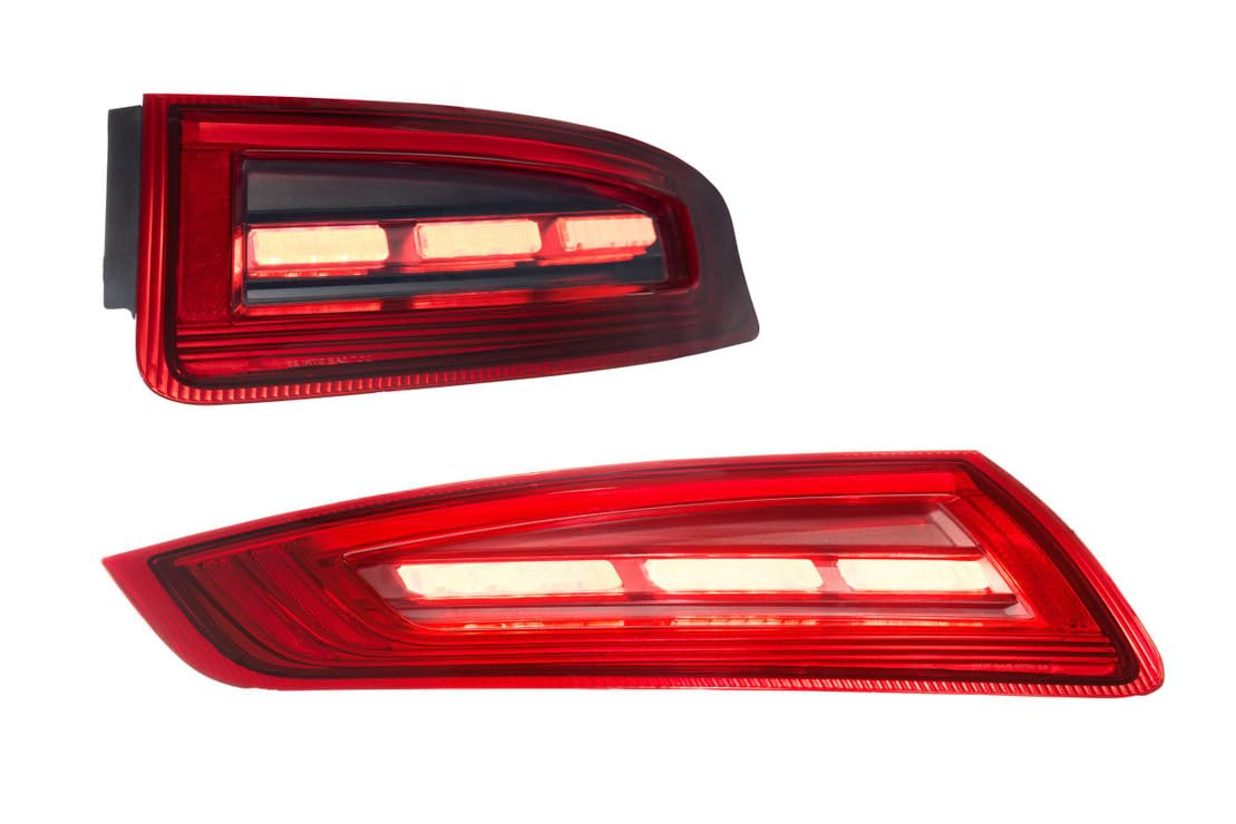 Morimoto XB LED Taillights Porsche 911 Fits 997.1 05-08, Plug and Play LED Taillight Assemblies (Red)