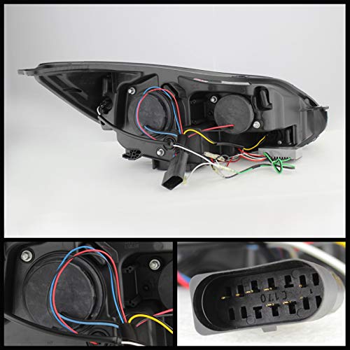 Projector Style Spyder Auto Headlights Black/Clear