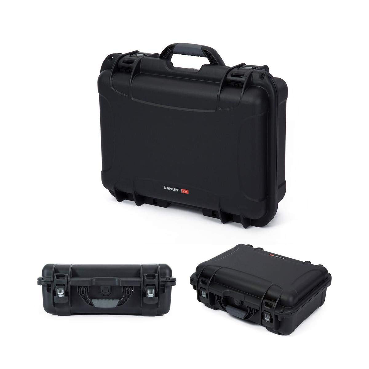 Nanuk Waterproof Hard Case 925 with Foam Insert for DJI Mavic 2 Pro|Zoom + Smart Controller, Crystalsky 5.5" or iPad - Black