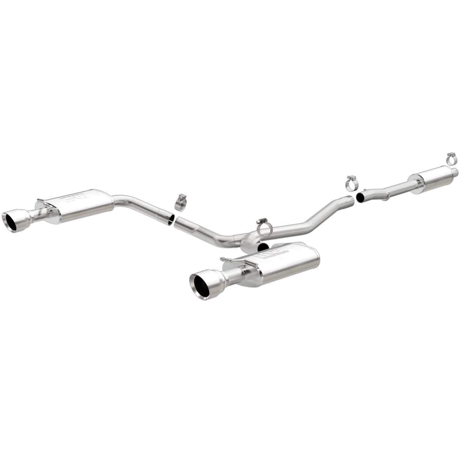 Performance Exhaust System MagnaFlow 19111: Cat-Back, Street Series, For 2013-2019 Ford Taurus