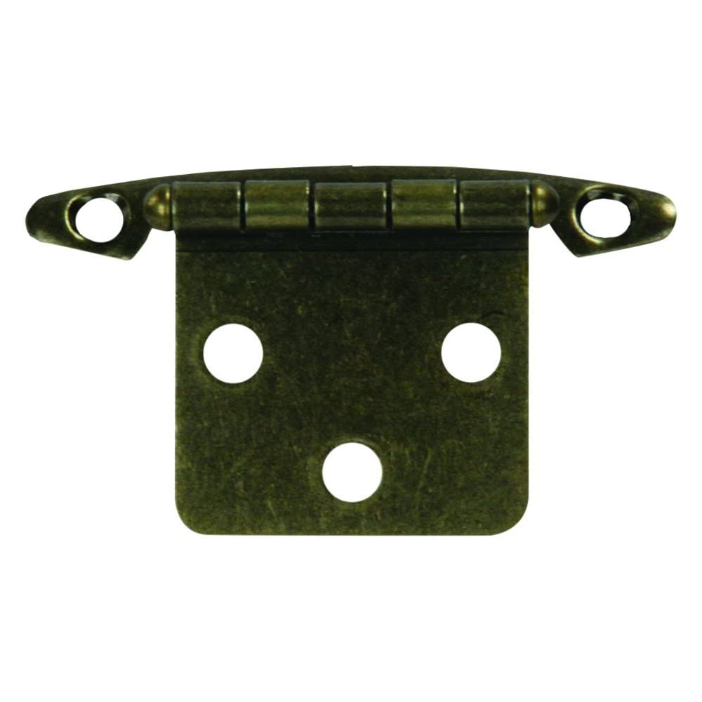 Free Swing JR Products 70605 Flush Mount Hinge - Antique Brass