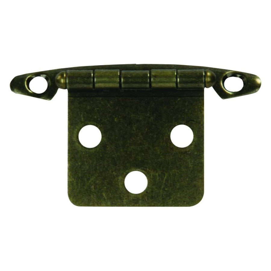 Free Swing JR Products 70605 Flush Mount Hinge - Antique Brass
