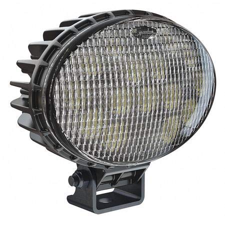 LED Flood Light, 5400 lm, Oval, 6" H