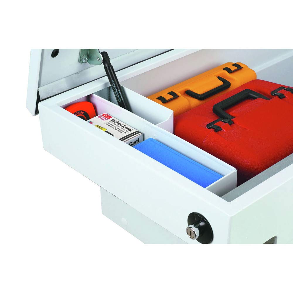 Delta Pro PSC1456000 White Full Size Steel Single Lid Deep Crossover Truck Box