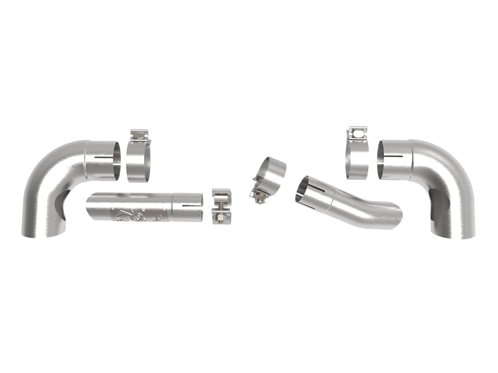 aFe Power MACH Force-Xp OE Replacement 304 Stainless Steel Exhaust Tips Brushed Fit Jeep Wrangler 392 21-23 V8-6.4L 49C38102-H