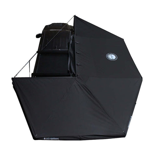 XD Nomadic 270 Degree Awning with Lights Overland Vehicle Systems Passenger Side | Includes Travel Cover | Waterproof Fabric | 129 SQ FT Coverage