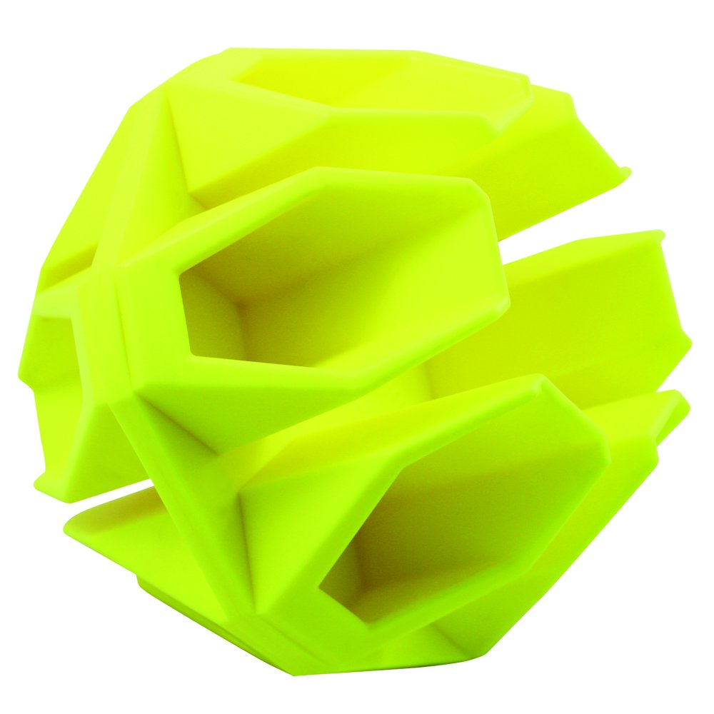 Ground Strike BIRCHWOOD CASEY Hex Target Ball for Outdoor Shooting - Durable Long-Lasting Highly Visible Yellow 6" Ball Resealable Target Rated for All Calibers from .22 up