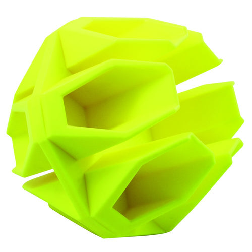 Ground Strike BIRCHWOOD CASEY Hex Target Ball for Outdoor Shooting - Durable Long-Lasting Highly Visible Yellow 6" Ball Resealable Target Rated for All Calibers from .22 up