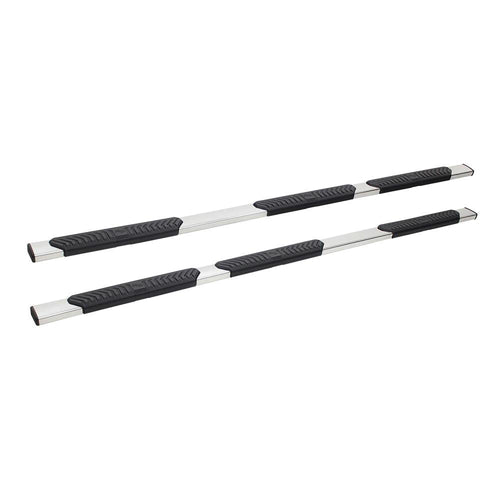 28-534310 Westin R5 Wheel to Wheel Modular Nerf Bars fits 2009-2018 Ram 1500 Quad Cab 6'5" Bed Crew Cab 5'5" Bed 2019-2024 Ram 1500 Classic Quad Cab 6'5" Bed Crew Cab 5'5" Bed Polished Pair