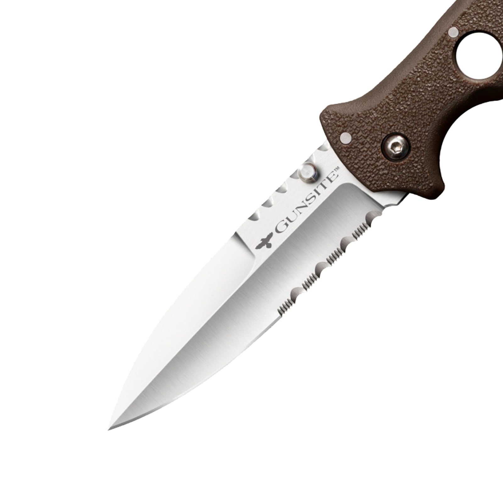 COLD STEEL Gunsite Counter Point 4" Japanese AUS10A Razor-Sharp Blade 5" Griv-Ex Handle EDC Narrow Blade Folding Knife w/Tri-Ad Lock