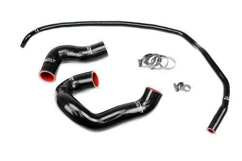 HPS Silicone Black Radiator Hose Kit Coolant Compatible for 2007-2013 BMW 335i 335ix 335is N54/N55 3.0L Turbo E90/E92/E93, 57-2160-BLK