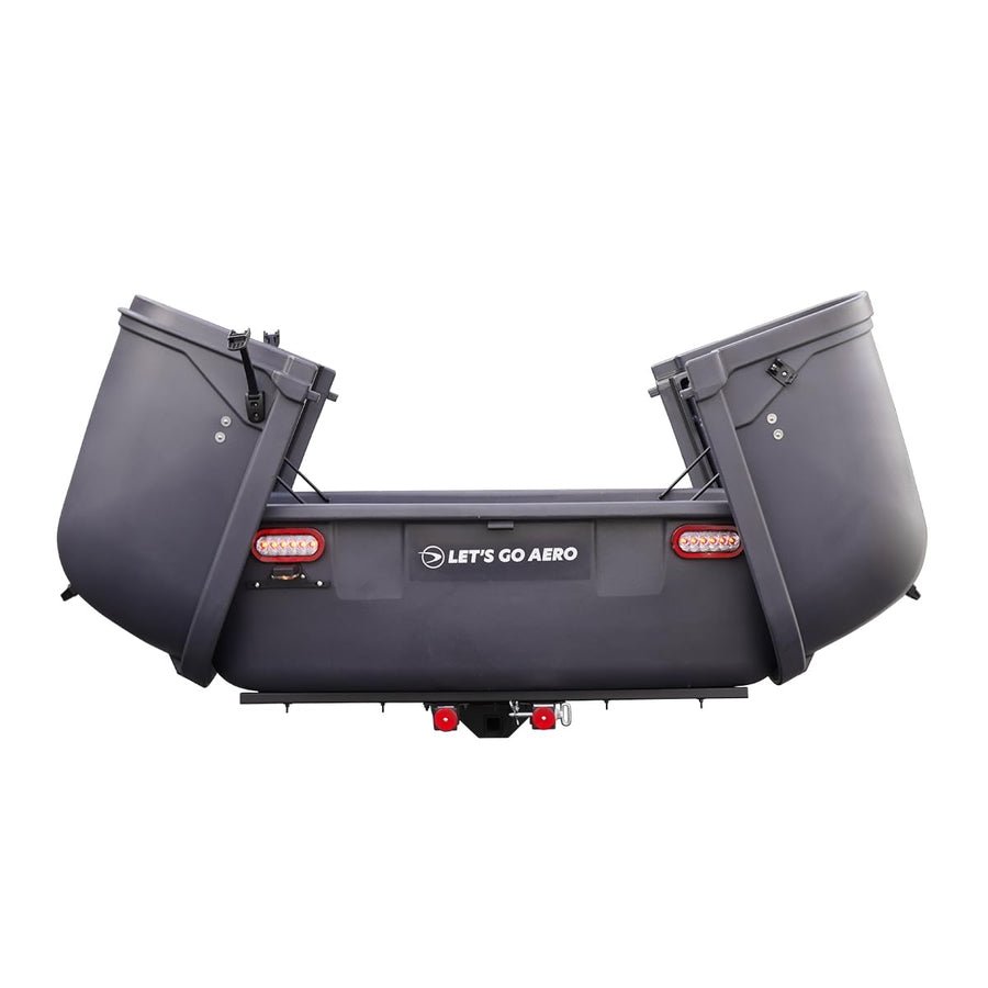 Let's Go Aero Slideout GearSpace Hitch Cargo Carrier -Dark Gray