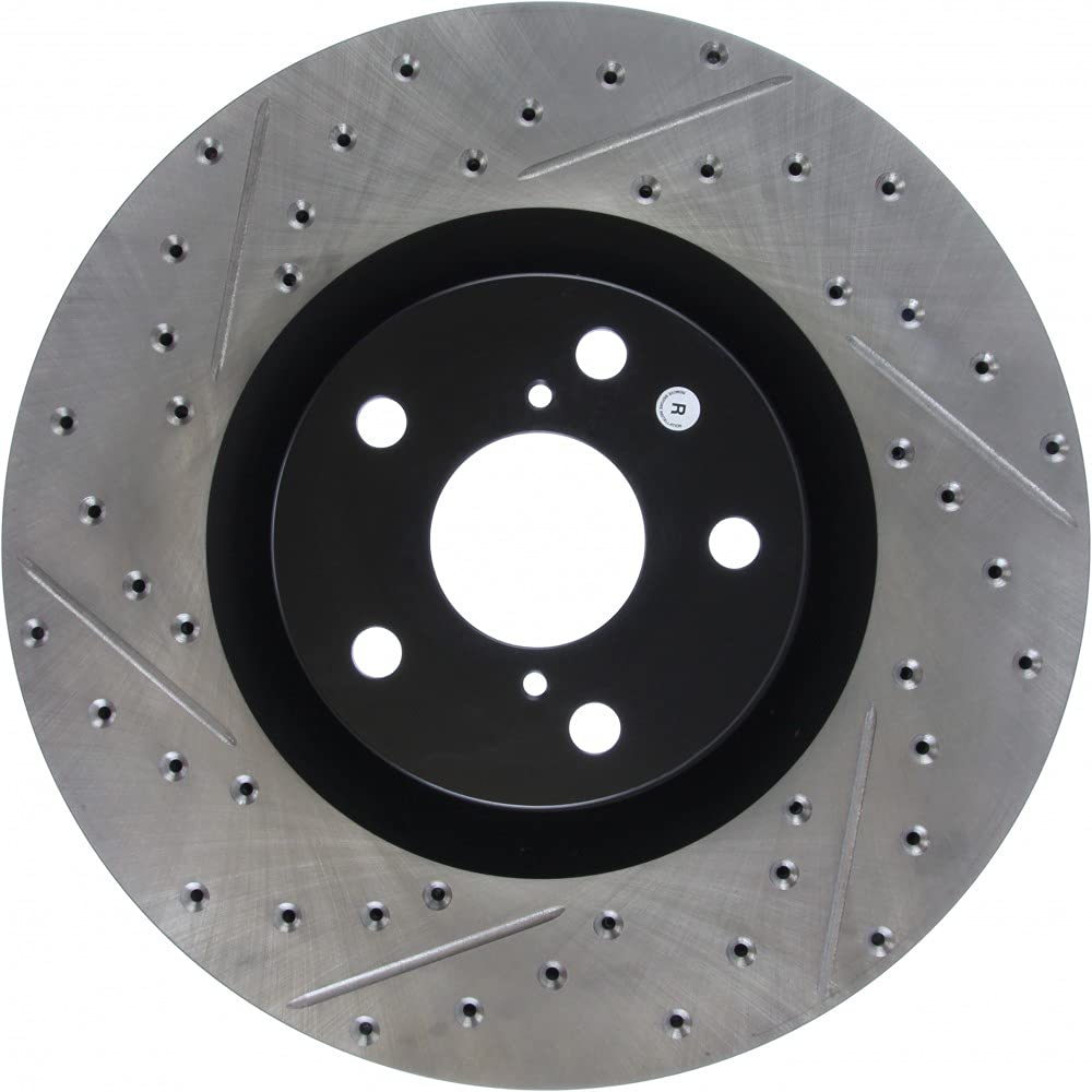 Sport Drilled & Slotted Rotor, Left Stoptech 127.44204L